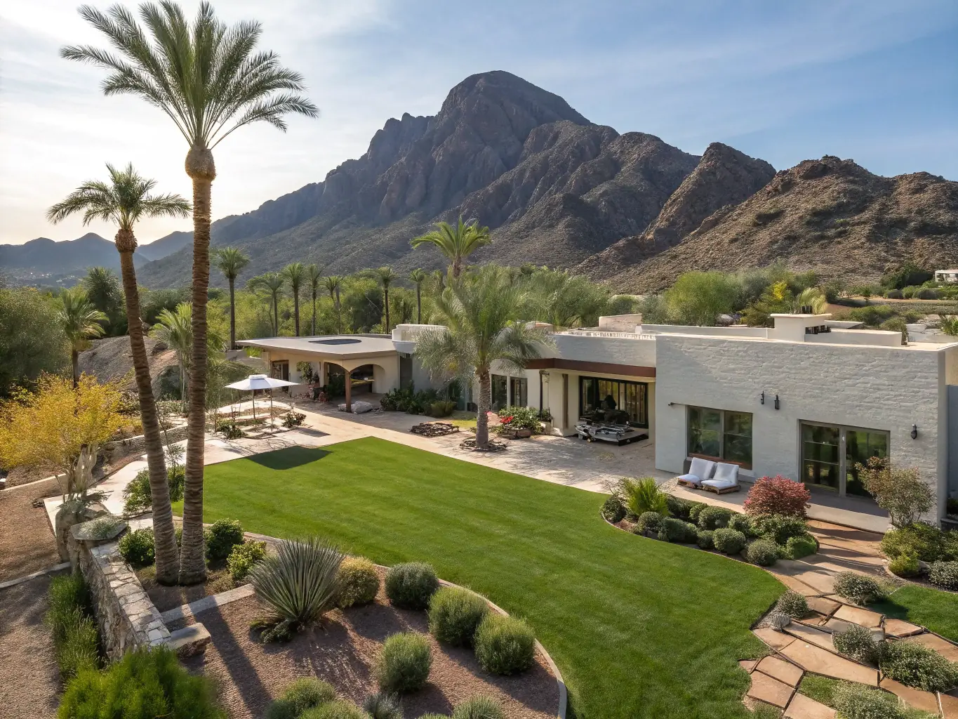 A scenic view of Scottsdale, Arizona, featuring luxury resorts and desert landscapes, highlighting the firm's commitment to serving the affluent community.